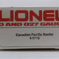 Lionel 6-5710 O Gauge Canadian Pacific Reefer #5710 NIB