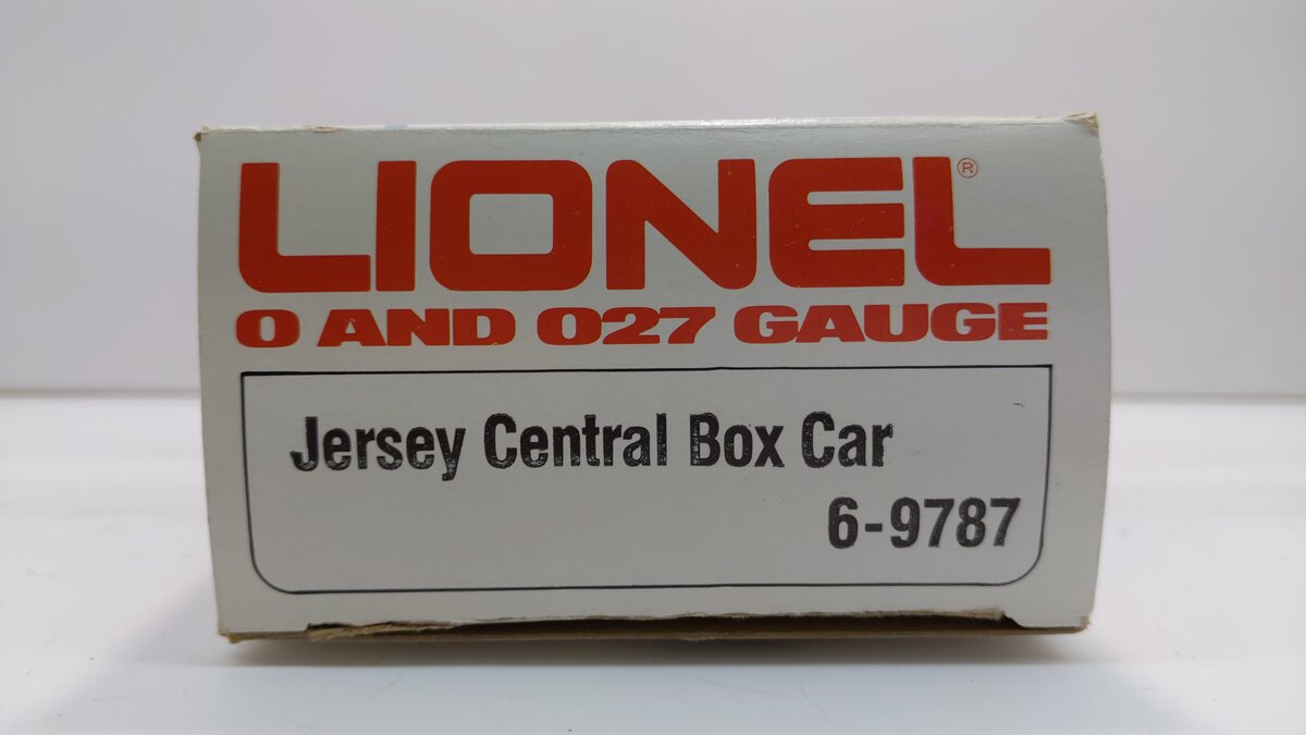 Lionel 6-9787 O Gauge Central of New Jersey Box Car LN/Box
