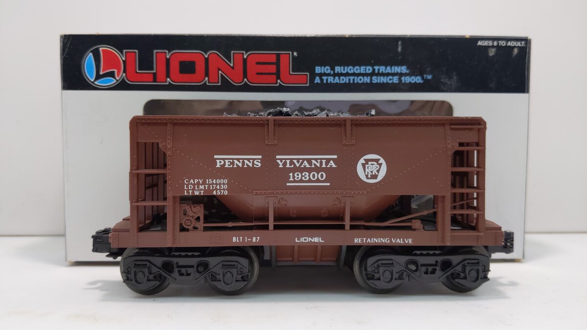 Lionel 6-19300 O Gauge Pennsylvania Ore Car w/Ore Load LN/Box