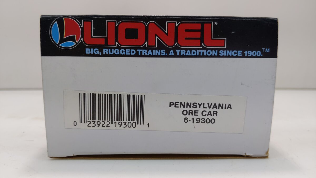 Lionel 6-19300 O Gauge Pennsylvania Ore Car w/Ore Load LN/Box