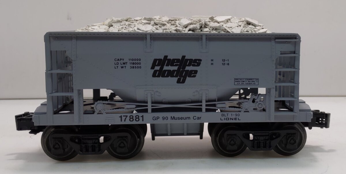 Lionel 6-17881 O Gauge 1990 Gadsden Pacific Phelps Dodge Museum Ore Car NIB