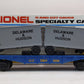 Lionel 6-9226 O Gauge Delaware and Hudson Flatcar with 2 Trailers LN/Box