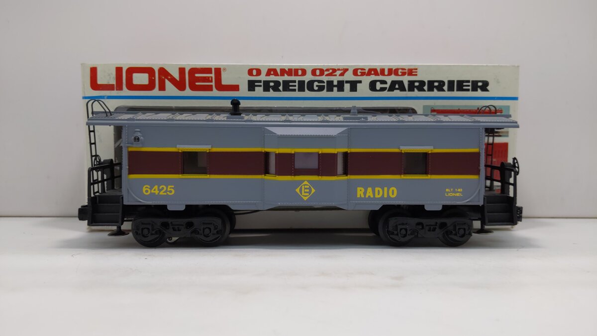 Lionel 6-6425 O Gauge Erie Lackawanna Bay Window Caboose #6425 LN/Box