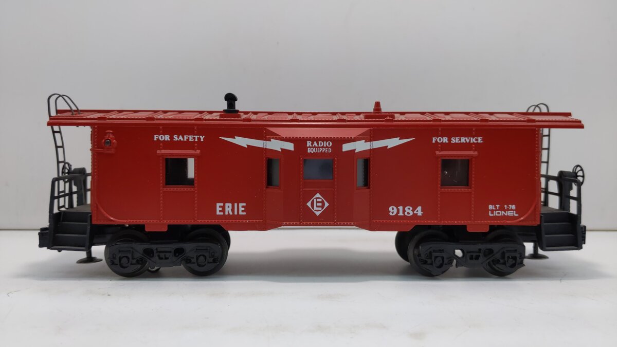 Lionel 6-9184 O Gauge Erie Bay Window Illuminated Caboose #9184 LN/Box