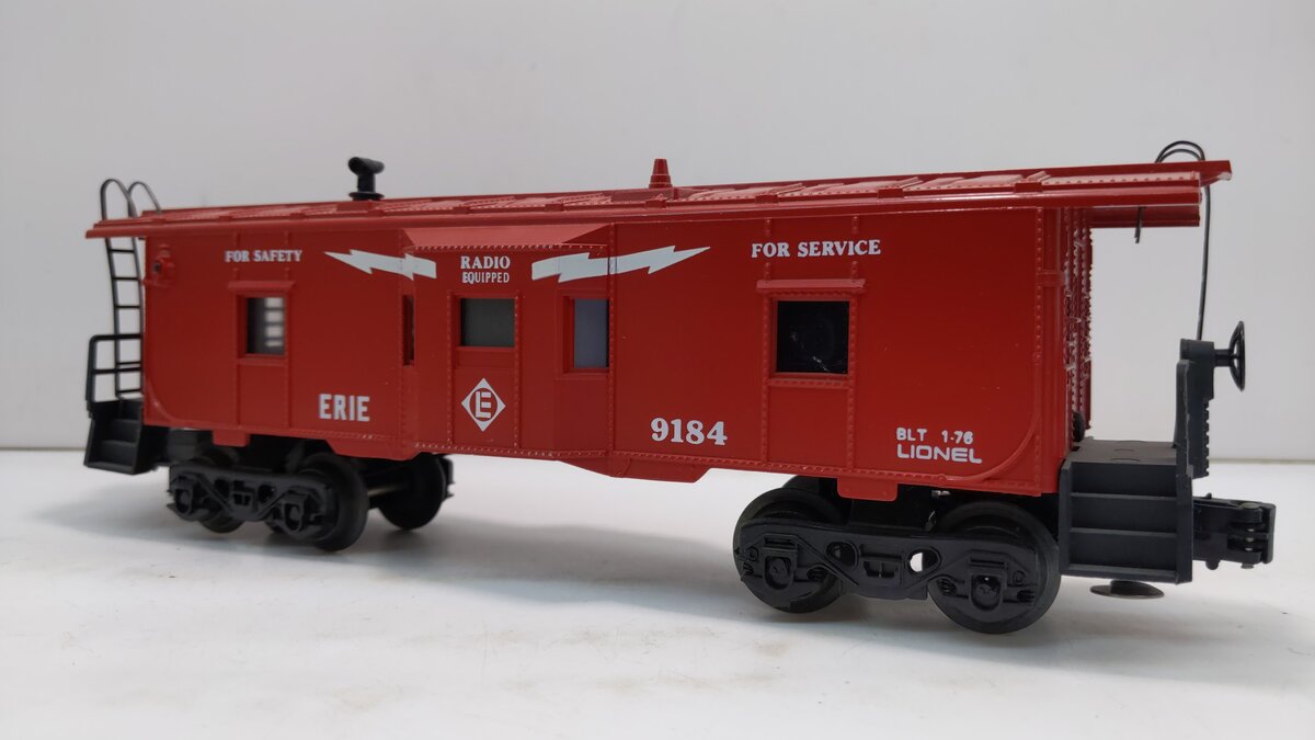 Lionel 6-9184 O Gauge Erie Bay Window Illuminated Caboose #9184 LN/Box