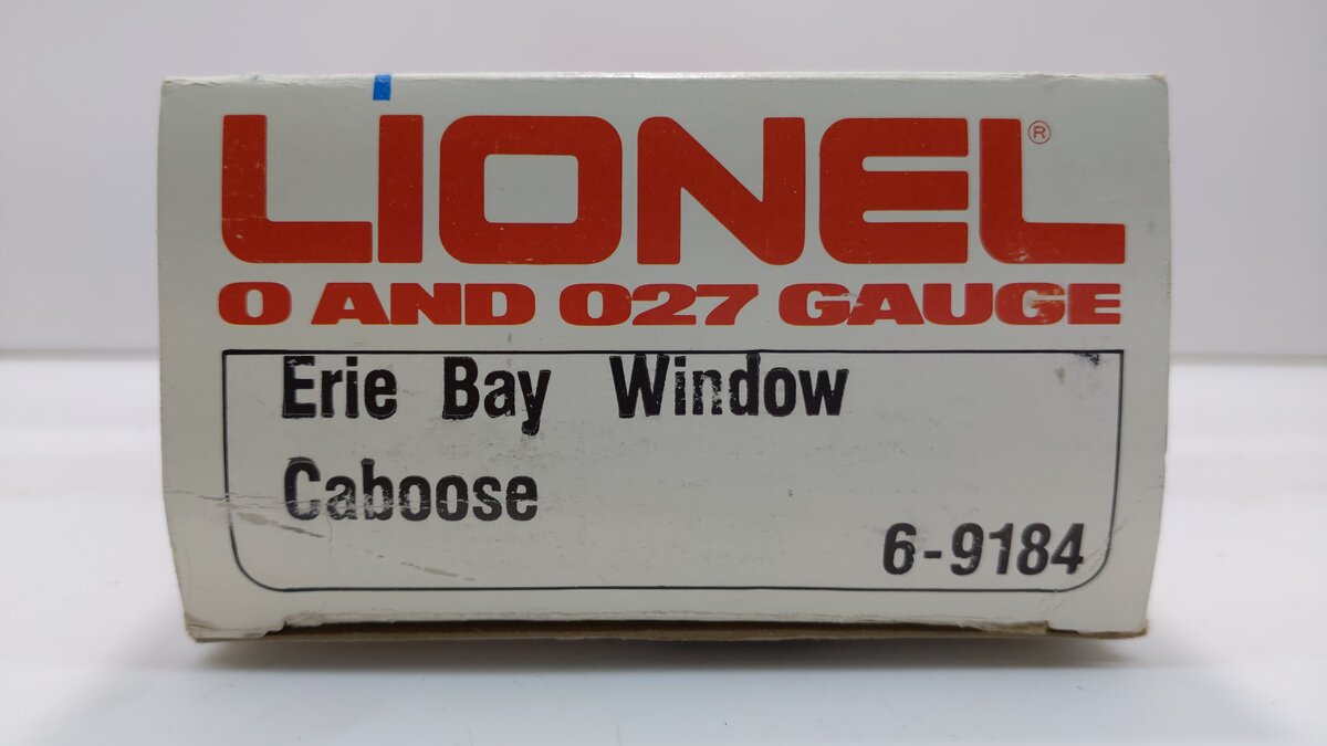 Lionel 6-9184 O Gauge Erie Bay Window Illuminated Caboose #9184 LN/Box