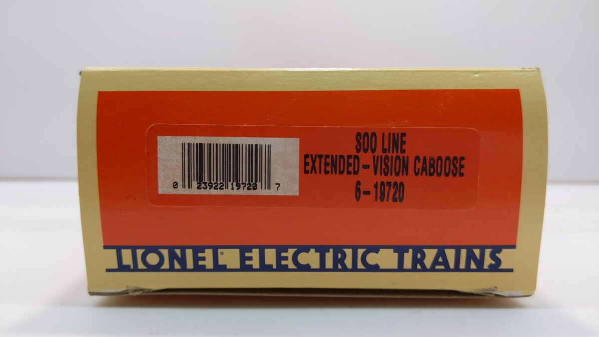 Lionel 6-19720 O Gauge Soo Line Extended Vision Caboose LN/Box