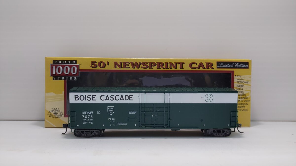 Proto 1000 30293 HO MD&W 50' Newsprint Boxcar #7075 LN/Box
