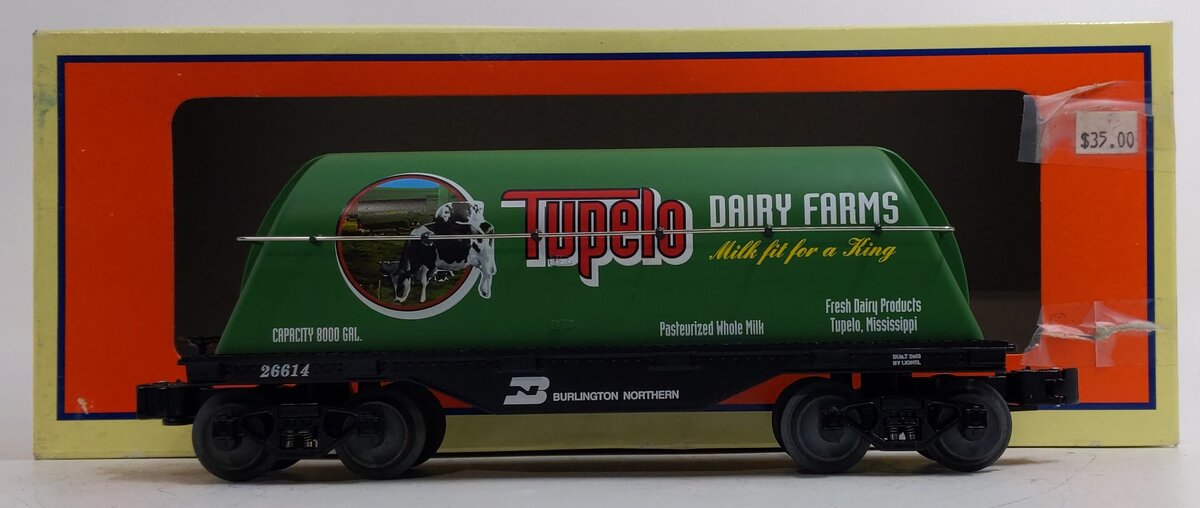 Lionel 6-26614 O Gauge Tupelo Milk Car