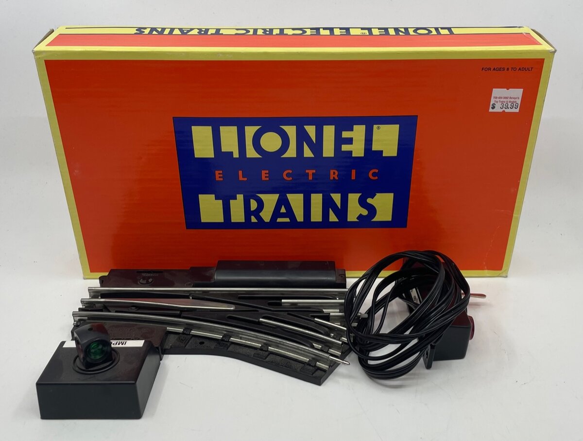 Lionel 6-23011 O O31 Right Hand Remote Control Switch Turnout LN/Box