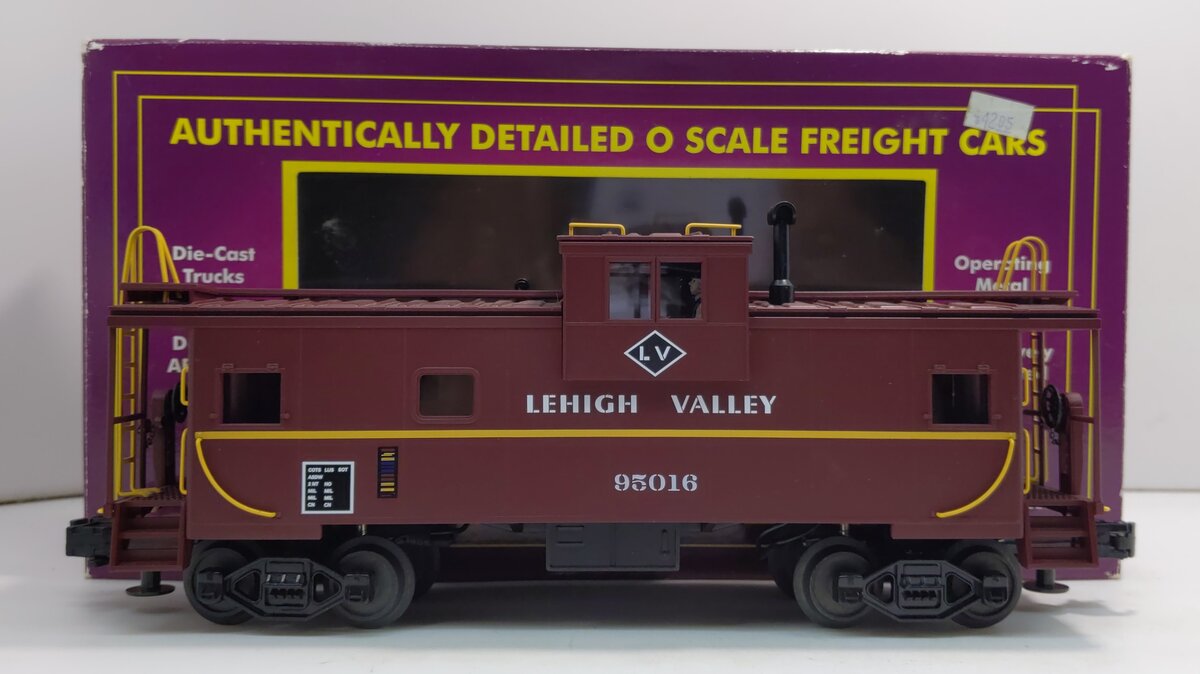 MTH 20-91020 O Scale Lehigh Valley Extended Vision Caboose #95016 LN/Box