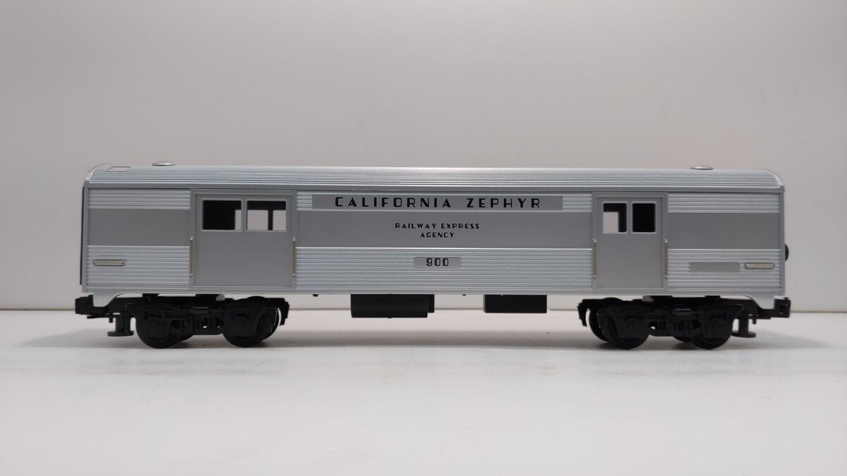 MTH 30-6050 O Gauge "California Zephyr" Streamlined Baggage Car LN/Box
