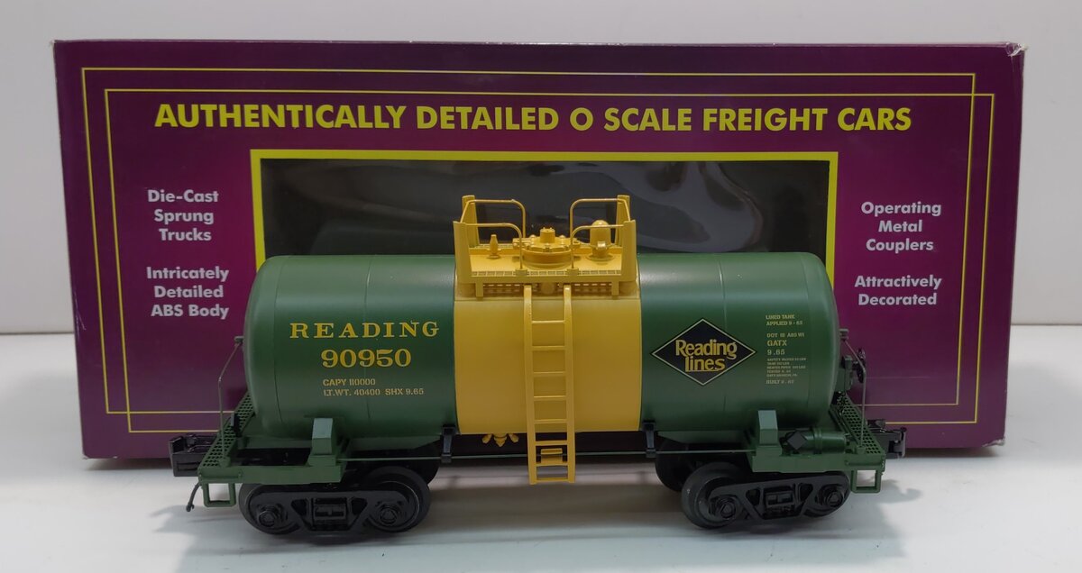 MTH 20-96735 O Reading Premier 8000 Gallon Tank Car #90950 LN/Box