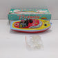 Schylling Tinplate Reproduction Victoria Steam Engine Speedboat