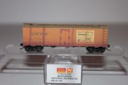 Micro-Trains 05944160 N National Packing Co. Weathered 40' Steel Ice Reefer