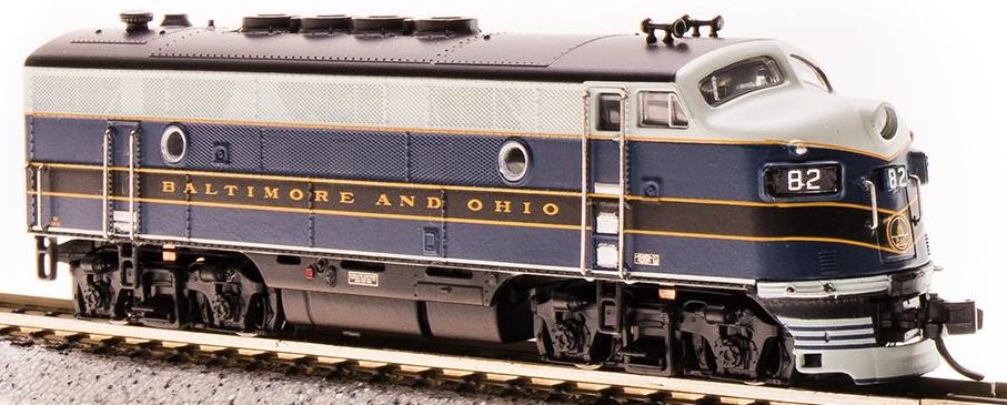 Broadway Limited 3784 N Baltimore & Ohio EMD F3A Diesel Engine 82A w Sound, DCC
