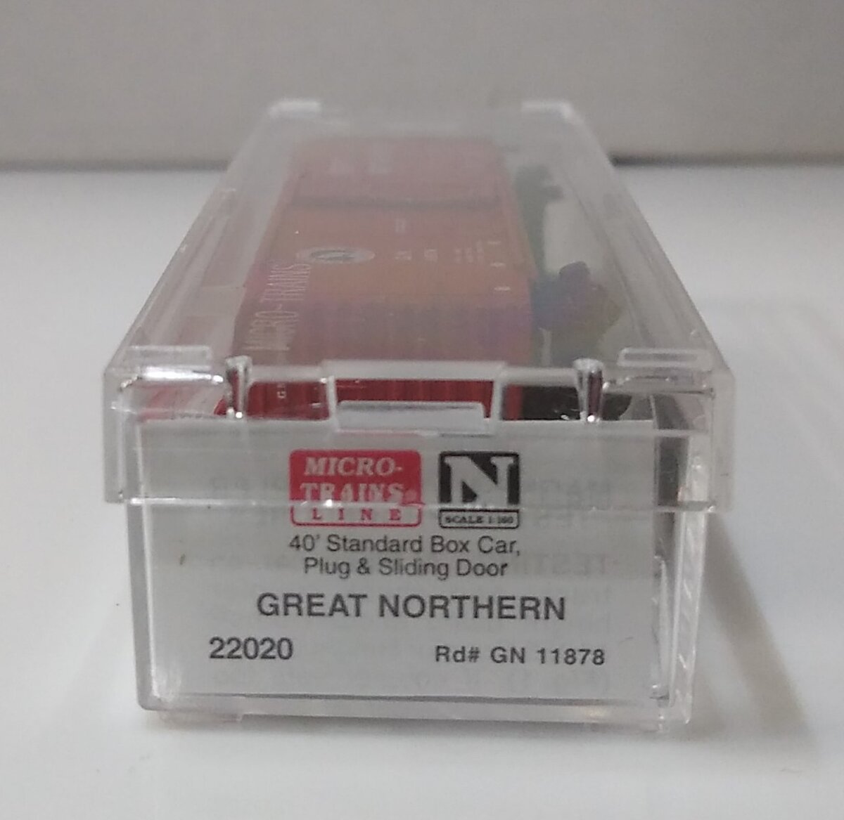 Micro-Trains 02200020 N Great Northern 40' Plug & Sliding Door Boxcar #11878