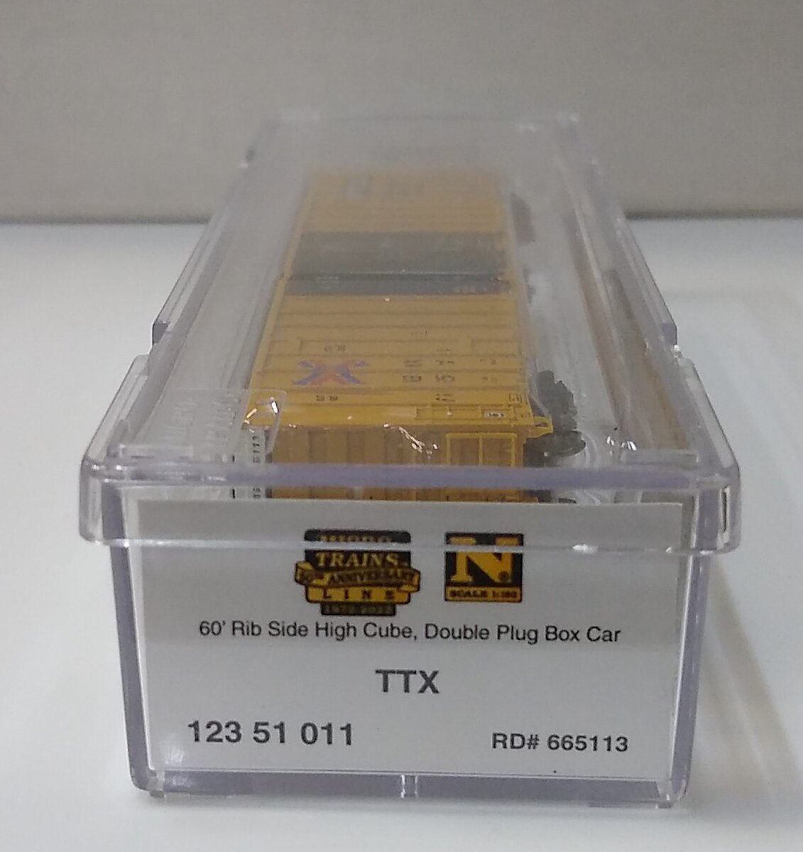Micro-Trains 12351011 N TTX ver. 1 60' High Cube Boxcar #665113