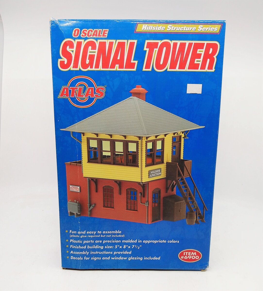 Atlas 6900 O Scale 2-Story Signal Tower Building Kit NIB