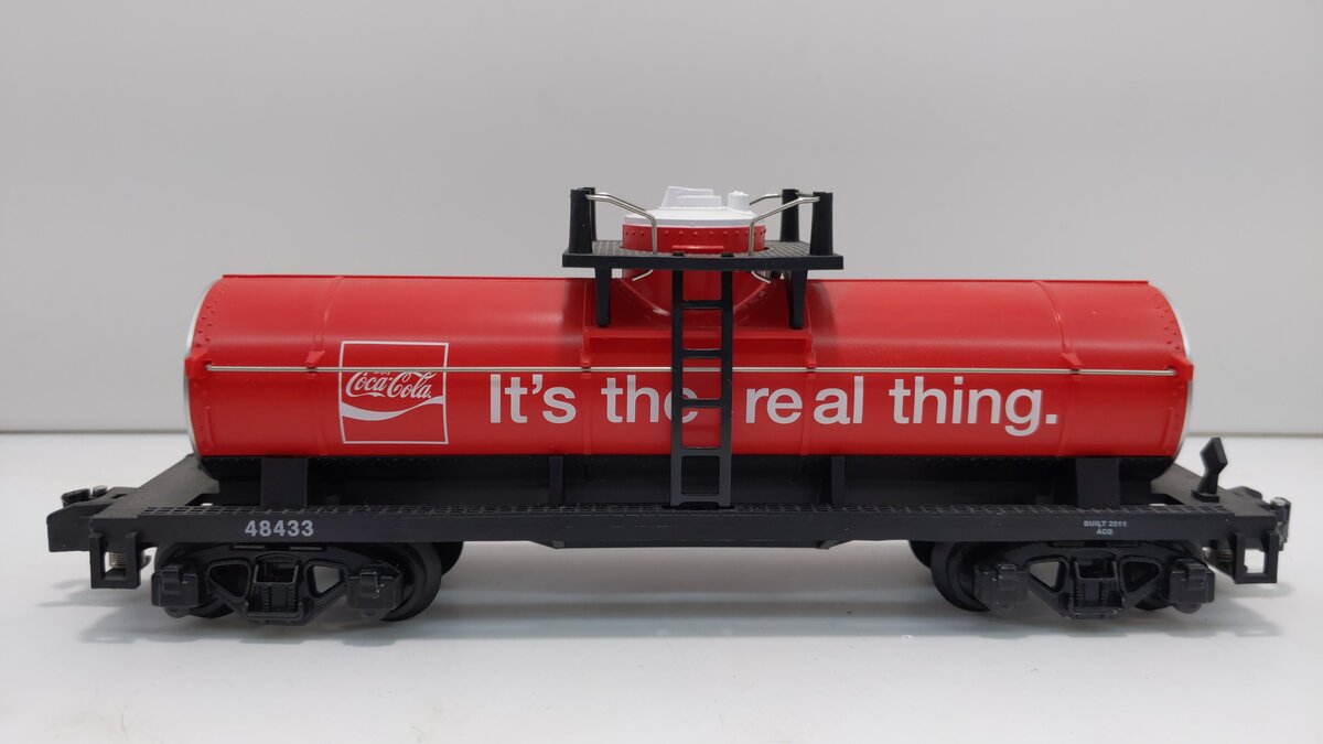 American Flyer 6-48433 S Gauge Coca-Cola Single Dome Tank Car
