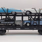 MTH 30-7676 O Gauge MTH Auto Carrier w/ 4 Ertl 1957 Automobiles LN/Box