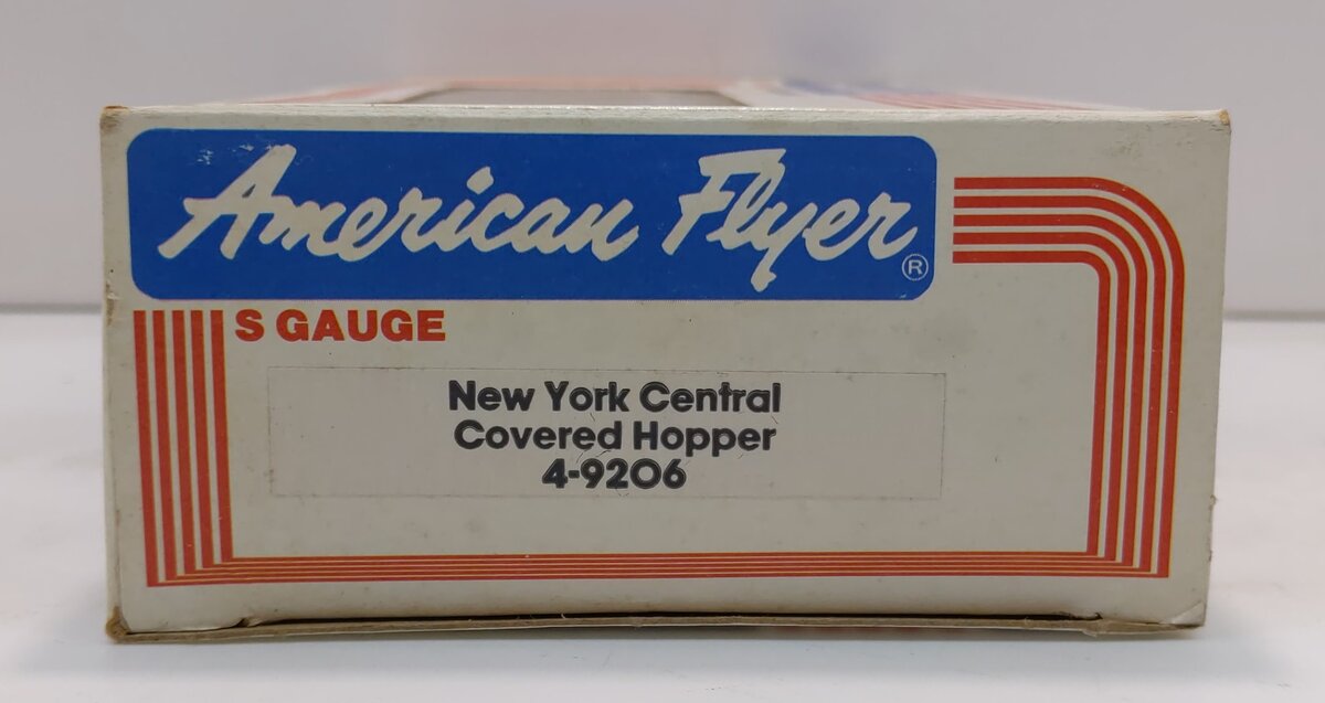 American Flyer 4-9206 S Scale New York Central Covered Hopper #9206 LN/Box