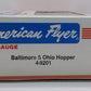 American Flyer 4-9201 S Gauge Baltimore & Ohio Covered Hopper LN/Box
