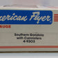 American Flyer 4-9303 S Gauge Southern Gondola With Canisters #9303 NIB