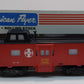 American Flyer 4-9405 S Scale Santa Fe Bay Window Illuminated Caboose #9405 LN/Box