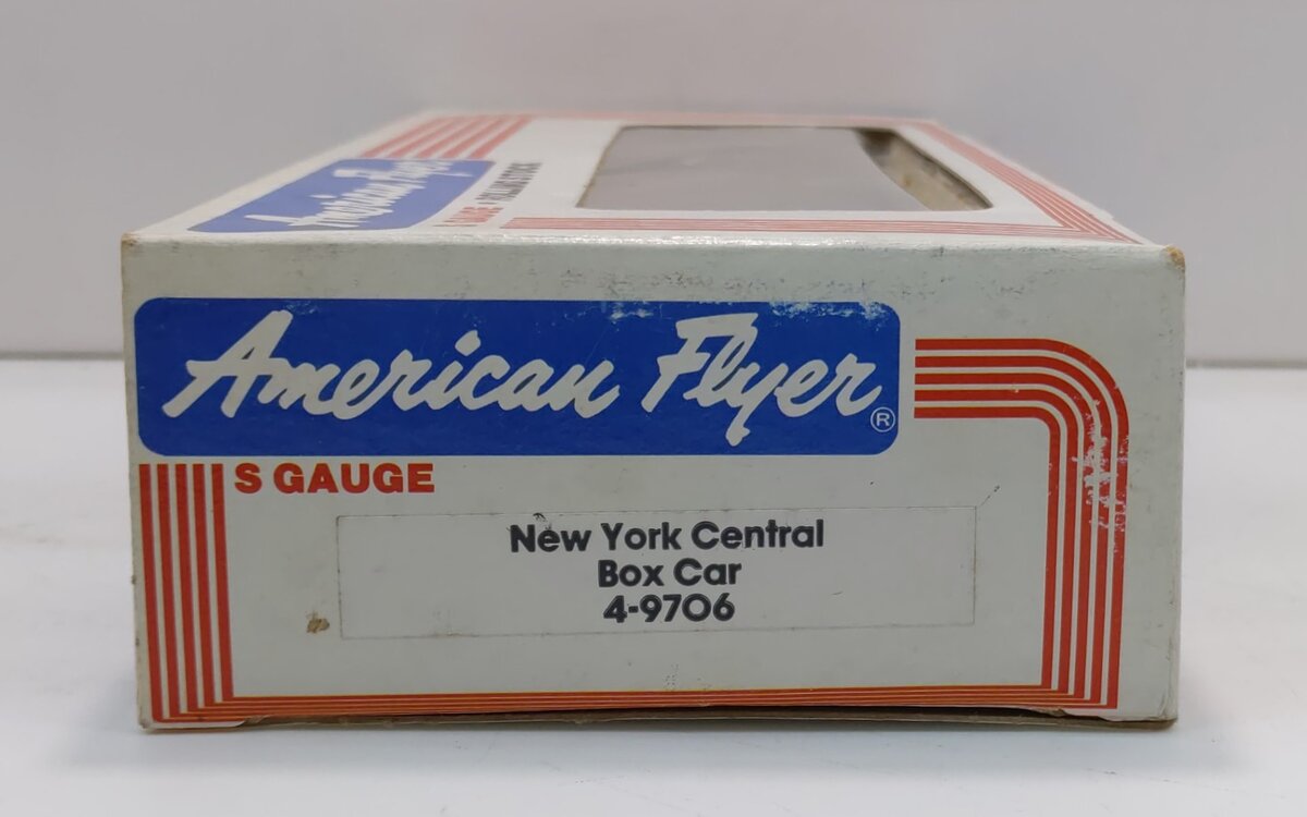 American Flyer 4-9706 S Gauge New York Central Boxcar #9706 NIB