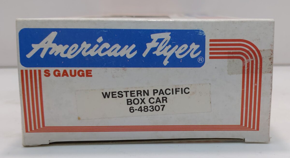 American Flyer 6-48307 S Gauge Western Pacific Boxcar #48307 LN/Box