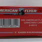 American Flyer 6-48314 S Gauge 1992 American Flyer Christmas Boxcar LN/Box
