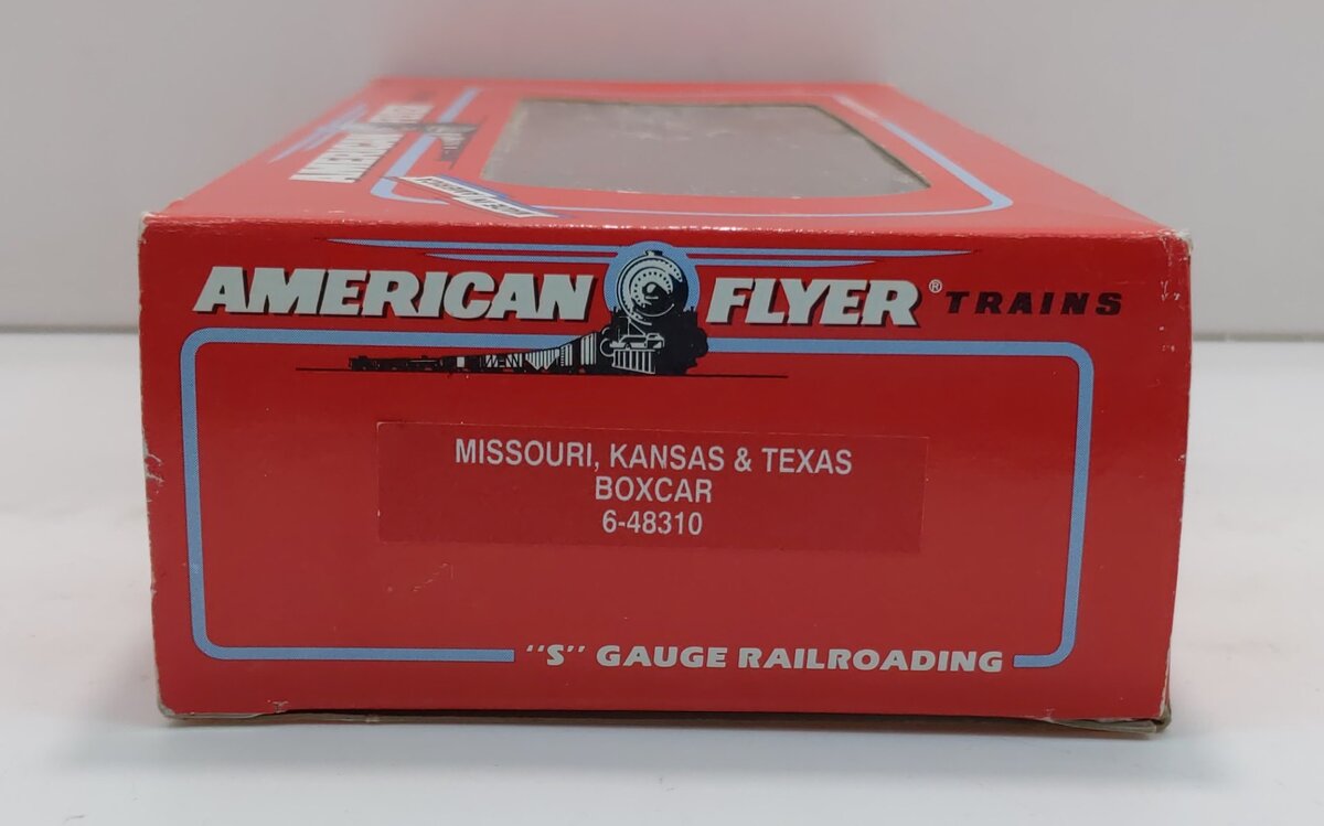 American Flyer 6-48310 S Gauge Missouri, Kansas & Texas Boxcar #8310 LN/Box