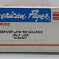 American Flyer 6-48301 S Gauge Denver & Rio Grande Boxcar #48301 LN/Box