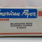 American Flyer 6-48604 S Gauge Milwaukee Road Covered Hopper #48604 LN/Box