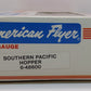 American Flyer 6-48600 S Gauge Southern Pacific Hopper #48600 LN/Box