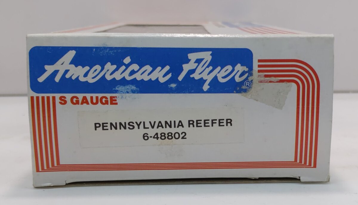 American Flyer 6-48802 S Gauge Pennsylvania Reefer Car #48802 LN/Box