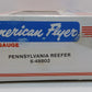 American Flyer 6-48802 S Gauge Pennsylvania Reefer Car #48802 LN/Box
