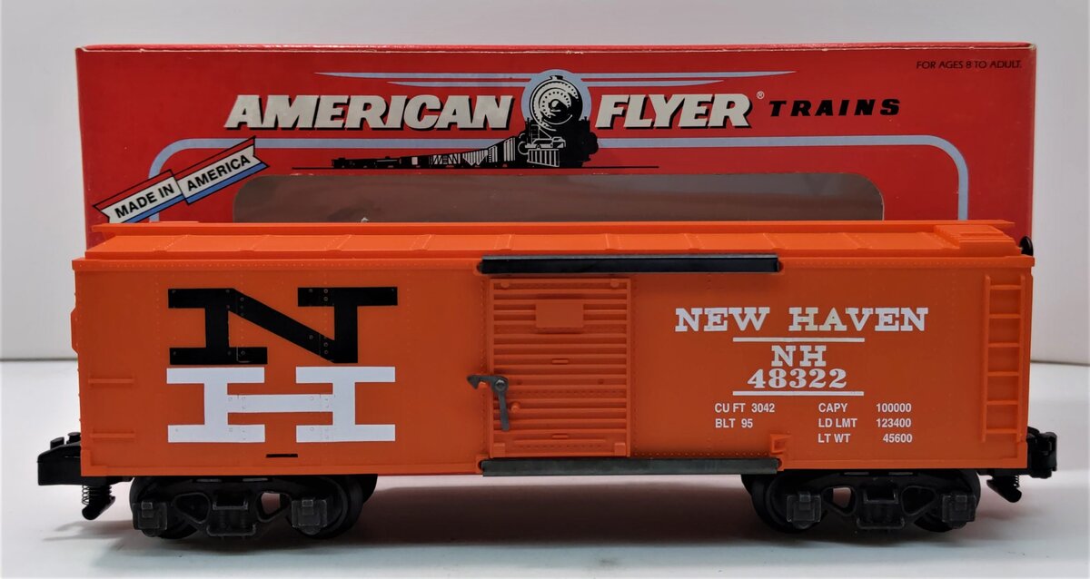 American Flyer 6-48322 S Gauge New Haven Boxcar #48322 LN/Box