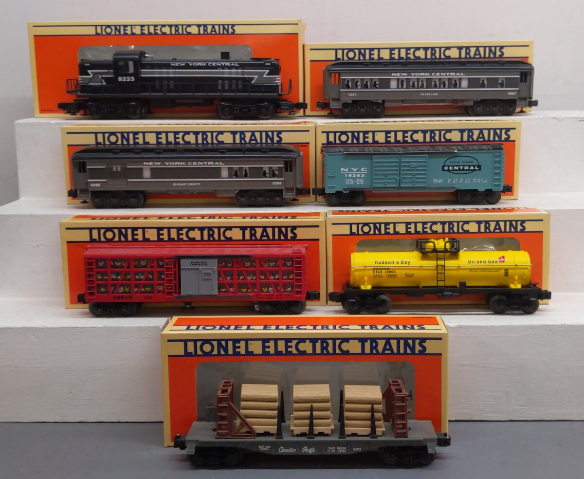 Lionel 6-11744 New York Central Passenger/Freight Train Set VG/Box