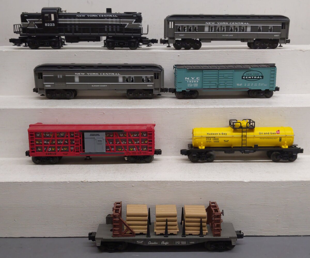 Lionel 6-11744 New York Central Passenger/Freight Train Set VG/Box