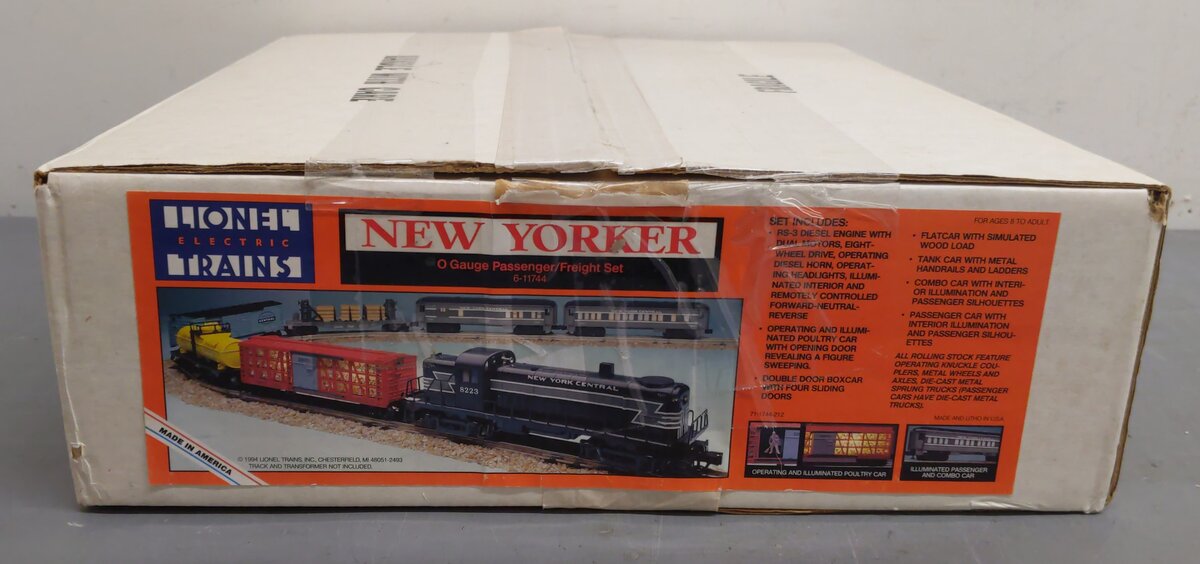 Lionel 6-11744 New York Central Passenger/Freight Train Set VG/Box