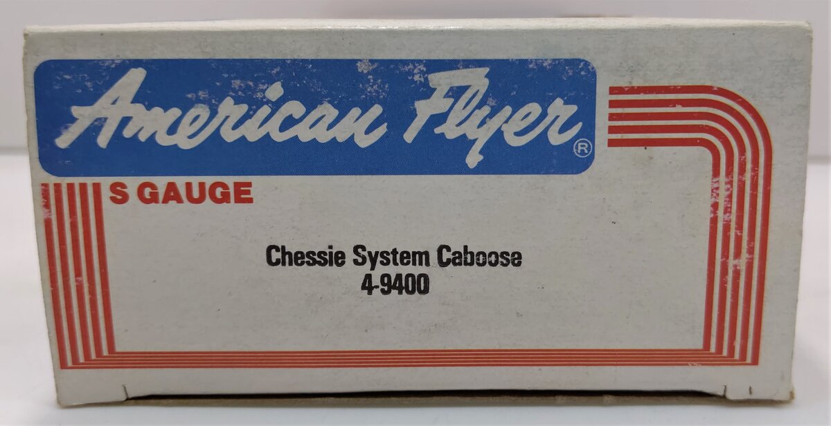 American Flyer 4-9400 S Gauge Chessie System Caboose #9400 LN/Box