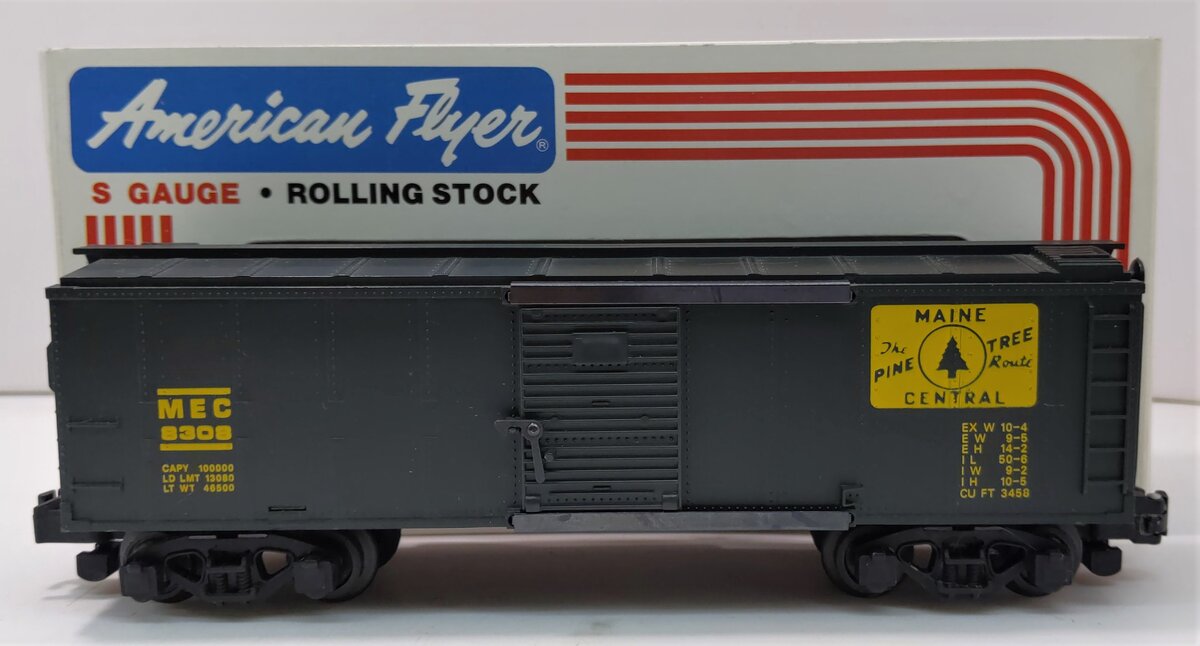 American Flyer 6-48308 S Gauge Maine Central Boxcar LN/Box