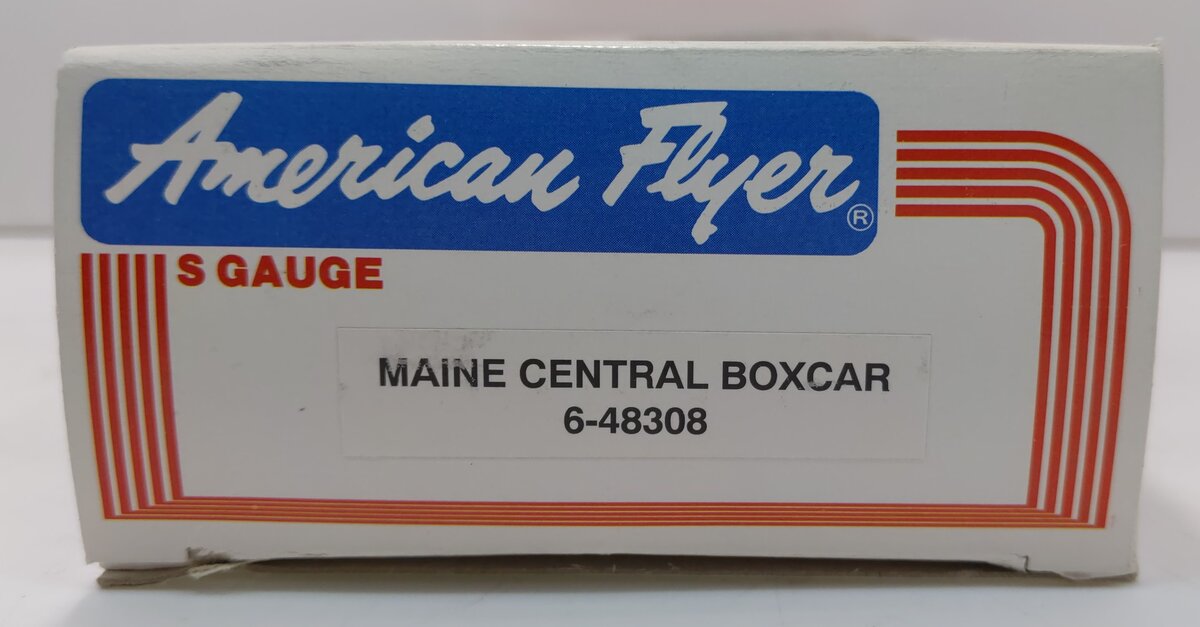 American Flyer 6-48308 S Gauge Maine Central Boxcar LN/Box