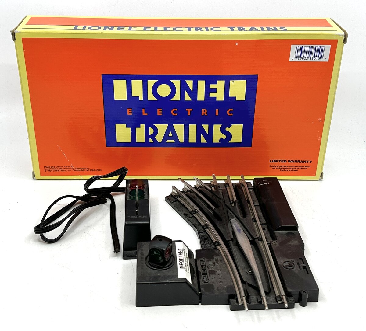 Lionel 6-23010 O O31 Left Hand Remote Control Switch Turnout LN/Box