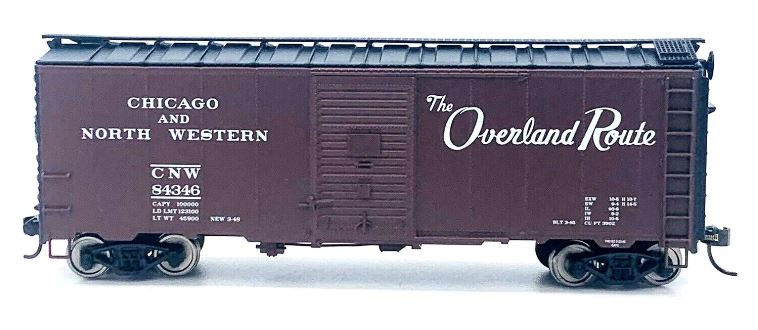 Walthers 910-1665 HO Chicago & North Western 40' AAR 1944 Boxcar RTR #84346