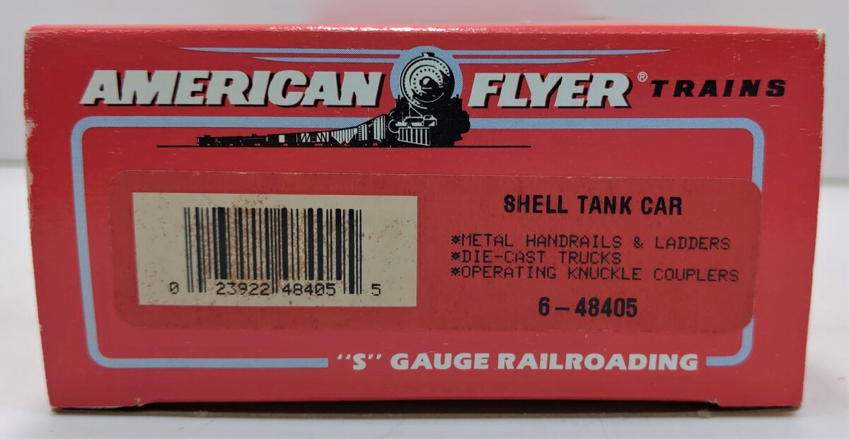 American Flyer 6-48405 S Gauge Shell Single Dome Tank Car #625 LN/Box