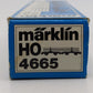 Marklin 4665 HO Scale Two Flatcars w/Wood Load LN/Box