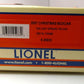 Lionel 6-25033 O Gauge 2007 Christmas Boxcar LN/Box